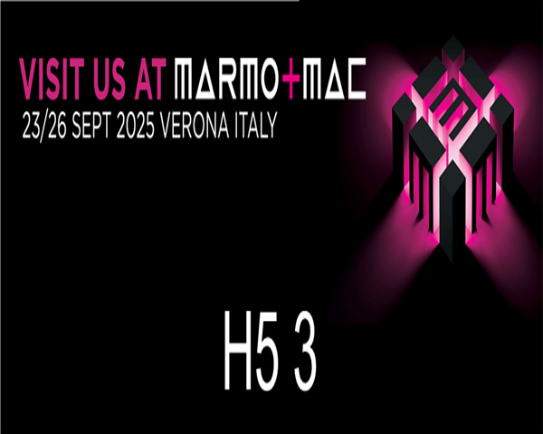 Marmo+mac Stone Fair, stand H5 3, Vérone, Italie, du 23 au 26 septembre 2025